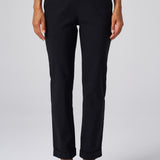 All-Season Cuffed Trouser in Black