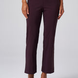 All-Season Kick Flare Pant in Black Cherry