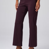 All-Season Kick Flare Pant in Black Cherry