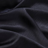 Textured Satin Slip Dress in Navy