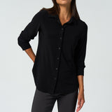 Katherine Buttondown in Black