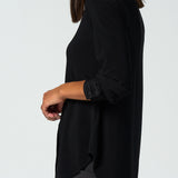 Katherine Buttondown in Black