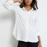 Katherine Buttondown in Ivory