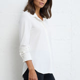 Katherine Buttondown in Ivory