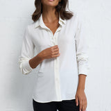 Katherine Buttondown in Ivory
