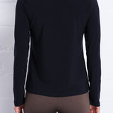 Luxe Stretch Shirt in Black