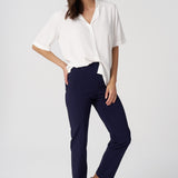 All-Season Cuffed Pant in Navy