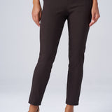 Slim Ankle Magic Pant in Espresso