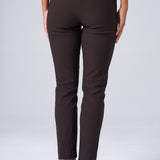 Slim Ankle Magic Pant in Espresso