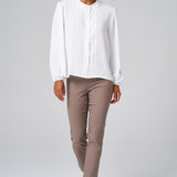 Slim Ankle Magic Pant in Taupe