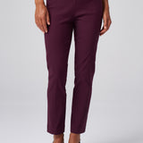 Slim Ankle Magic Pant-Aubergine