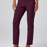 Slim Ankle Magic Pant-Aubergine