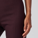 Slim Ankle Magic Pant in Black Cherry
