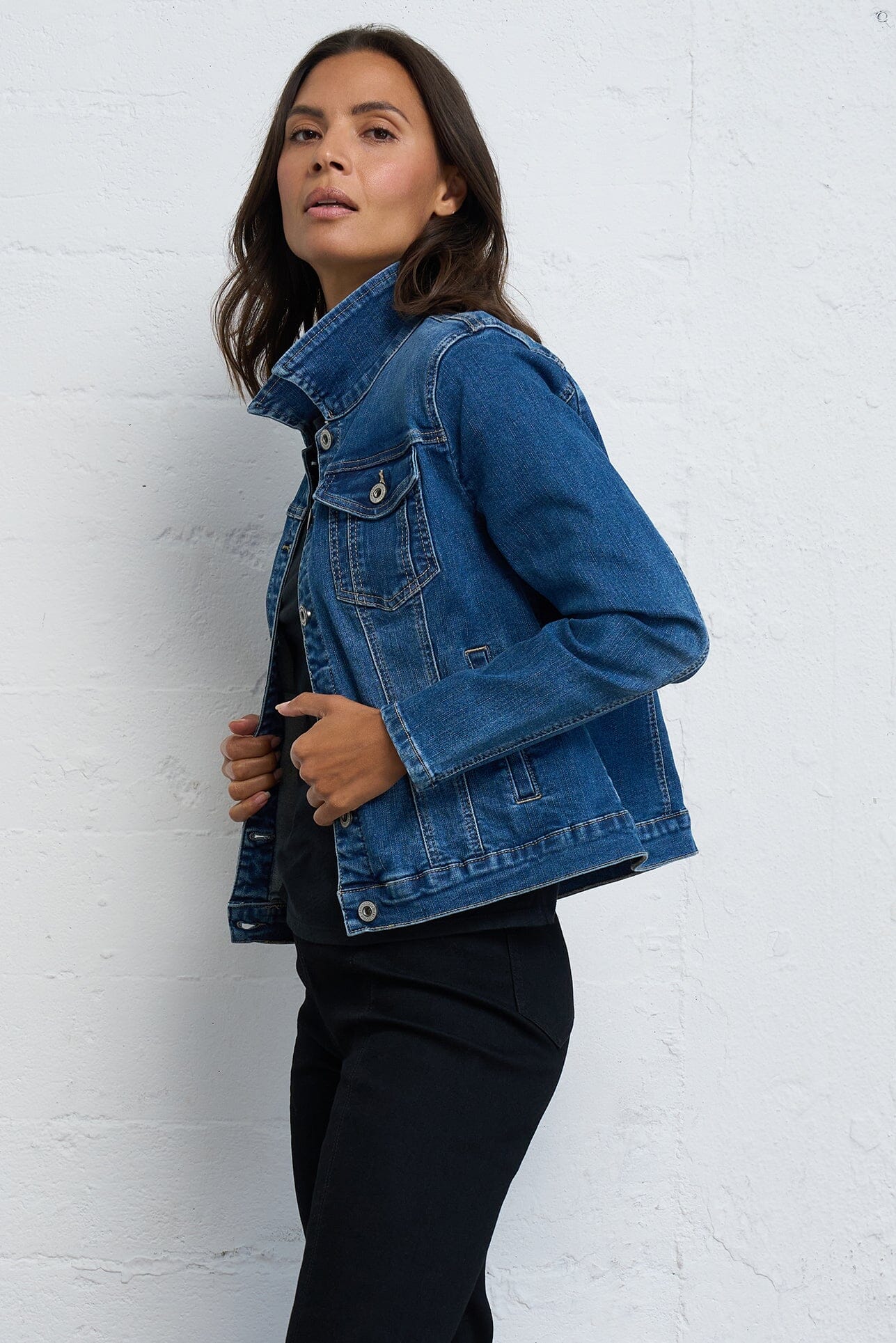 Outerwear - Classic Stretch Denim Jacket