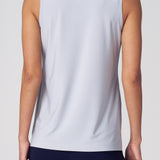 Luxe Stretch Sleeveless V-Neck in Mist