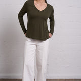 Slub Jersey Long Sleeve Tee