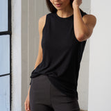 Slub Jersey Sleeveless Tee