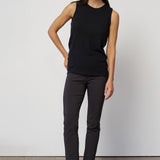 Slub Jersey Sleeveless Tee