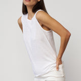Slub Jersey Sleeveless Tee