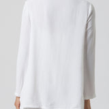 Lido Open-Front Jacket in Ivory