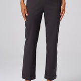 All-Season Cuffed Trouser in Carbon