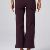 All-Season Kick Flare Pant in Black Cherry
