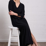 Crepe Gauze Maxi Dress