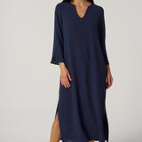 Crepe Gauze Maxi Dress