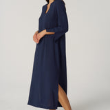 Crepe Gauze Maxi Dress