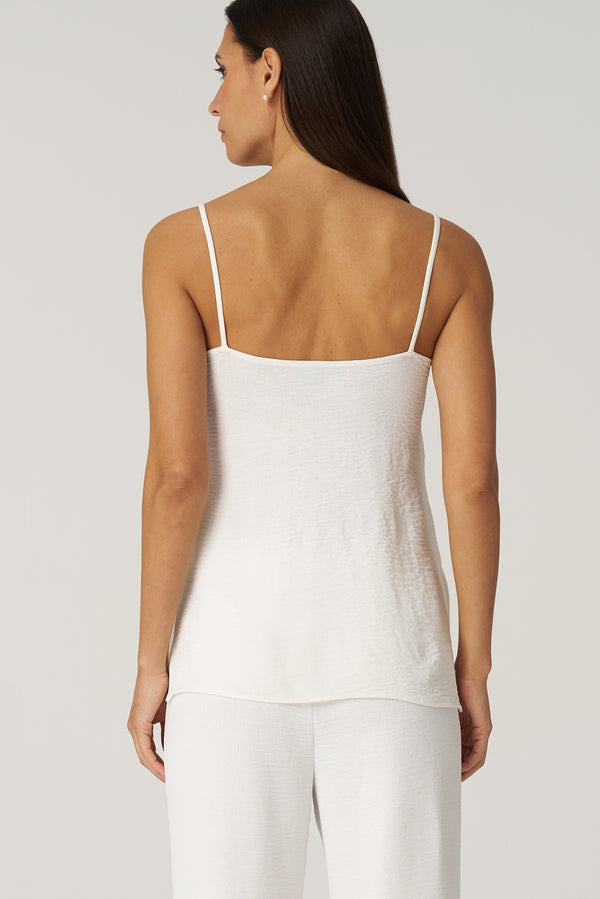 Crepe Gauze Long Cami