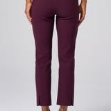 Cropped Magic Pant in Aubergine