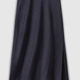 Textured Sateen Bias Skirt