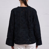 Embroidered Pullover Blouse