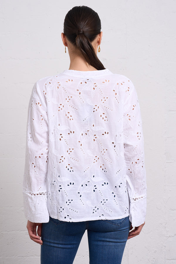 Embroidered Pullover Blouse