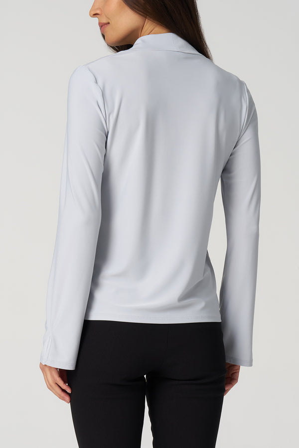 Luxe Stretch Long Sleeve V-Neck