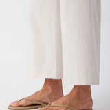 Newport Pant in Oat Stripe