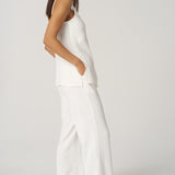 Crepe Gauze Wide Pant