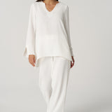 Crepe Gauze Wide Pant