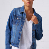 Classic Stretch Denim Jacket