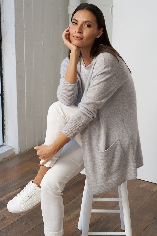 Cashmere Pocket Cardigan