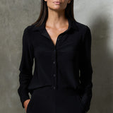 Katherine Buttondown in Black