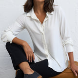 Katherine Buttondown in Ivory