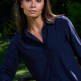 Katherine Buttondown in Navy