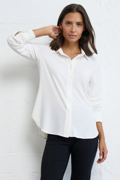 Katherine Buttondown in Ivory