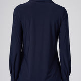 Katherine Buttondown in Navy