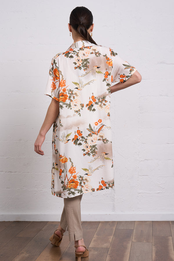 Kyoto Bloom Midi Shirt