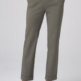 All-Season Cuffed Trouser in Dark Sage