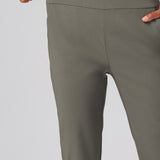 All-Season Cuffed Trouser in Dark Sage