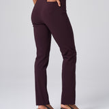 All-Season Tapered Pant in Black Cherry