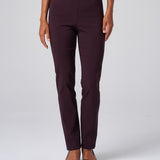 All-Season Tapered Pant in Black Cherry